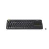Logitech Wireless Touch Keyboard K400 Plus - Tastatur - kabellos - 2.4 GHz - Schweiz - Schwarz