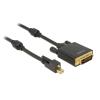 Delock - Videokabel - Mini DisplayPort (M) zu DVI-D (M) - 3 m - Daumenschrauben - Schwarz