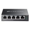 TP-Link Omada ES205GP V1 - Switch - managed - 4 x 10 / 100 / 1000 (PoE+) + 1 x 10 / 100 / 1000 - Desktop, wandmontierbar - PoE+ (65 W)