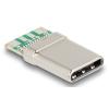 Delock - USB-C-Stecker - 24 pin USB-C (M) - USB 2.0 - 100 V - 5 A (Packung mit 10)