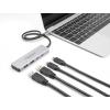 Delock - Hub - 10 Gbps, mit 35 cm Anschlusskabel - 2 x USB 3.1 Gen 2 + 2 x USB-C - Desktop