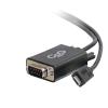 C2G USB 2.0 USB C to DB9 Serial RS232 Adapter Cable Black - Kabel USB / seriell - DB-9 (M) zu 24 pin USB-C (M) - umkehrbarer C-Stecker - Schwarz
