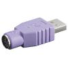 Delock - Tastatur- / Maus-Adapter - PS / 2 (W) zu USB (M)