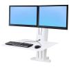 WORKFIT-S, DUAL MONITOR, REAR MOUNTING, BRIGHT WHITE