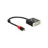 Delock Adapter Displayport 1.2 male > HDMI female 4K Active - Videokonverter - Parade PS176 - DisplayPort - HDMI - Schwarz