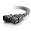 C2G - Stromkabel - IEC 60320 C14 zu power IEC 60320 C13 - Wechselstrom 250 V - 10 A - 4.5 m - Schwarz