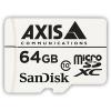AXIS Surveillance - Flash-Speicherkarte (microSDXC-an-SD-Adapter inbegriffen) - 64 GB - Class 10 - microSDXC - weiß - für AXIS D201, M3085, M3086, M4308, M5075, P3727, P3818, Q1656, Q1715, Q1942, Q6100, V5938 50