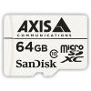 AXIS Surveillance - Flash-Speicherkarte (microSDXC-an-SD-Adapter inbegriffen) - 64 GB - Class 10 - microSDXC - weiß (Packung mit 10) - für AXIS D201, M3085, M3086, M4308, M5075, P3727, P3818, Q1656, Q1715, Q1942, Q6100, V5938 50