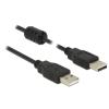 Delock - USB-Kabel - USB (M) zu USB (M) - USB 2.0 - 5 m - Schwarz