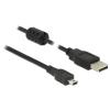 Delock - USB-Kabel - USB (M) zu Mini-USB, Typ B (M) - USB 2.0 - 1 m - Schwarz