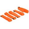 Delock - Klettverschluss - 30 cm - orange (Packung mit 5)