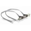 Delock - Serielles Bedienfeld - DB-9 (M) zu 10 PIN IDC (W)
