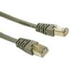 Kabel / 1 m Shield CAT5E Moulded ptch CB Grey