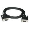 Kabel / 3 m DB9 F / F NULL ModeM Black