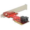 Delock PCI Express x4 Card > 1 x internal SFF-8643 NVMe - Speicher-Controller - 2.5" (6.4 cm) - M.2 Card - Low-Profile - PCIe 3.0 x4