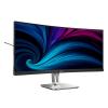 Philips 34B2U5600C - 5000 Series - LED-Monitor - gebogen - USB - 86.36 cm (34") - 3440 x 1440 WQHD @ 120 Hz - VA - 300 cd / m² - 4000:1 - 4 ms - 2xHDMI, DisplayPort, USB-C - Lautsprecher - holzkohlefarben