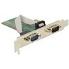 Delock PCI Express Card > 2 x Serial RS-232 - Serieller Adapter - PCIe 2.0 Low-Profile - RS-232 x 2