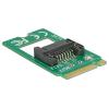 Delock Adapter M.2 Key B male > SATA 7 pin - Schnittstellenadapter - SATA 6Gb / s - M.2 Card