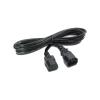 2.8m, 13A / 100-250V, C13 to C14 Line Cord