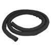 StarTech.com 2m Kabelschlauch - Kabelkanal für Kabelmanagement - 25mm Polyester Kabelkanal - Kabelhüllen-Kit - Schwarz - 2 m