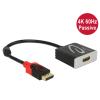 Adapter Displayport 1.2 Stecker > HDMI Buchse 4K 60 Hz Passiv schwarz