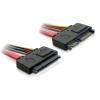 Delock - SATA-Verlängerungskabel - Serial ATA 150 / 300 / 600 - SATA Combo (M) zu SATA Combo (W) - 20 cm