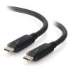 C2G 3ft Thunderbolt 3 Cable - USB C Thunderbolt 3 Cable - 100W Power Delivery - 20Gbps - Black - M / M - Thunderbolt-Kabel - 24 pin USB-C (M) zu 24 pin USB-C (M) - USB 3.1 Gen 2 / Thunderbolt 3 / DisplayPort - 91.4 cm - 4K Unterstützung - Schwarz