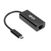 Eaton Tripp Lite Series USB C to Gigabit Ethernet Adapter USB Type C to Gbe 10 / 100 / 1000 - Netzwerkadapter - USB-C 3.1 - Gigabit Ethernet - Schwarz