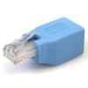 StarTech.com Cisco Konsolen Rollover Adapter für RJ45 Ethernet Kabel - St / Bu - Netzwerkadapterkabel - RJ-45 (M) zu RJ-45 (W) - Blau