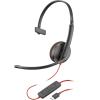 Poly Blackwire 3210 - 3200 Series - Headset - On-Ear - kabelgebunden - aktive Rauschunterdrückung - USB-C - Schwarz - Skype-zertifiziert, Avaya Certified, Cisco Jabber Certified - Replaces Poly SKU 209748-22