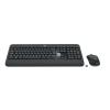 Logitech MK540 Advanced - Tastatur-und-Maus-Set - kabellos - 2.4 GHz - Hebräisch - Dunkelgrau