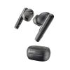 Poly Voyager Free 60+ - True Wireless-Kopfhörer mit Mikrofon - im Ohr - Bluetooth - aktive Rauschunterdrückung - 3,5 mm Stecker, Adapter USB-A via Bluetooth - Carbon Black - Certified for Zoom Rooms