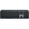 Logitech Master Series MX Keys S for Mac - Tastatur - full size - hinterleuchtet - kabellos - Bluetooth LE - QWERTZ - Deutsch - Space-grau