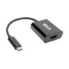 Eaton Tripp Lite Series USB C to HDMI Adapter Converter M / F 4K USB Type C to HDMI Black USB Type C, Thunderbolt 3 Compatible - Externer Videoadapter - USB-C 3.1 - HDMI - Schwarz