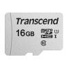 Transcend 300S - Flash-Speicherkarte - 16 GB - UHS-I U1 / Class10 - microSDHC