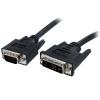 StarTech.com 1m DVI auf VGA Monitorkabel - Stecker / Stecker - DVI-I 24+5 VGA (15Pin) - DVI-A Analog VGA Kabel St / St 1m - Videokabel - HD-15 (VGA) (M) zu DVI-A (M) - 1 m - geformt, Daumenschrauben - Schwarz