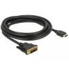 Kabel DVI 18+1 Stecker > HDMI-A Stecker 3,0 m Delock
