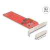 Delock - Schnittstellenadapter - M.2 - M.2 NVMe Card - Low-Profile - PCIe 4.0 x8