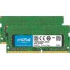 Crucial - DDR4 - kit - 8 GB: 2 x 4 GB - SO DIMM 260-PIN - 2666 MHz / PC4-21300 - CL19 - 1.2 V - ungepuffert - non-ECC