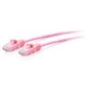 C2G 3ft (0.9m) Cat6a Snagless Unshielded (UTP) Slim Ethernet Network Patch Cable - Pink - Patch-Kabel - RJ-45 (M) zu RJ-45 (M) - 90 cm - 4.8 mm - UTP - CAT 6a - geformt, ohne Haken - pink