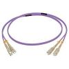 C2G 1m SC / SC OM4 LSZH Fibre Patch - Purple - Patch-Kabel - SC multi-mode (M) zu SC multi-mode (M) - 1 m - Glasfaser - Duplex - 50 / 125 Mikrometer - OM4 - lila