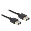 Delock Kabel EASY-USB 2.0 Typ-A Stecker > EASY-USB 2.0 Typ-A Stecker 2 m schwarz