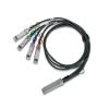 NVIDIA - 100GBase-CU Kabel zur direkten Befestigung - QSFP28 zu SFP28 - 3.5 m - passiv, Hybrid