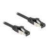 Delock RJ45 Netzwerkkabel Cat.8.1 S / FTP 0,5 m bis 40 Gbps schwarz