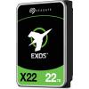 Seagate Exos X22 ST22000NM000E - Festplatte - 22 TB - intern - 3.5" (8.9 cm) - SAS 12Gb / s - 7200 rpm
