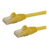 StarTech.com 3m Cat6 Gigabit Snagless Patchkabel - RJ45 UTP Netzwerkkabel mit Schutzmanschette - Cat 6 Kabel - Gelb - Patch-Kabel - RJ-45 (M) zu RJ-45 (M) - 3 m - UTP - CAT 6 - ohne Haken - Gelb