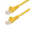 StarTech.com 1m Cat5e RJ45 UTP Netzwerkkabel Snagless - Cat 5e Patchkabel - Gelb - Stecker / Stecker - Patch-Kabel - RJ-45 (M) zu RJ-45 (M) - 1 m - UTP - CAT 5e - ohne Haken - Gelb