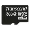 Transcend - Flash-Speicherkarte - 8 GB - Class 4 - microSDHC