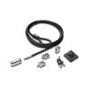 Kensington Desktop and Peripherals Locking Kit 2.0 - Master Keyed - Sicherheitskit - 2.44 m