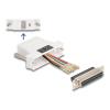 Delock Assembly Kit - Serieller Adapter - DB-25 (W) schraubbar zu RJ-45 (8-polig) (W) - einzeln zuweisbare serielle Schnittstelle - weiß